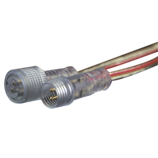2PIN Transparent Waterproof Male And Female Plug Round head Terminal Connector 2PIN Transparent Waterproof Male And Female Plug Round head Terminal Connector